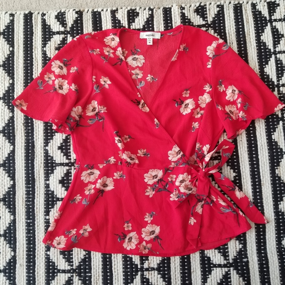 Red Blossom Top